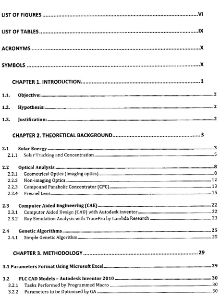 TABLE OF CONTENTS 