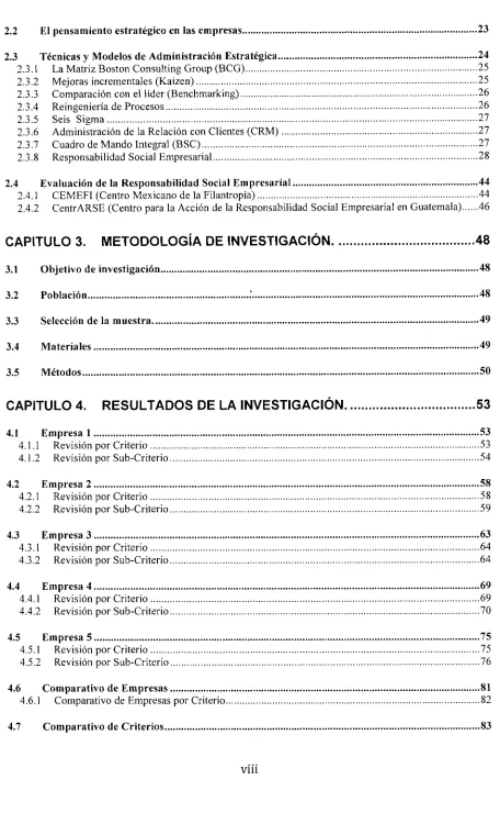 Cuadro de Mando Integral (BSC) 