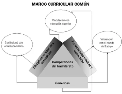 Figura 1. Diagrama del Marco Curricular Común 