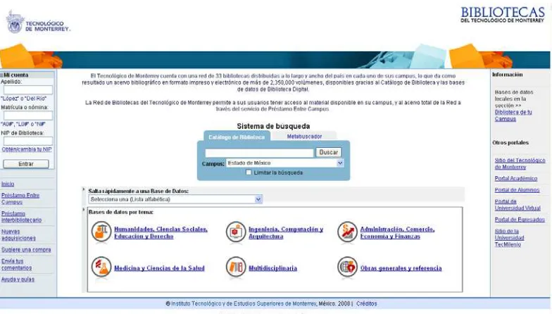 Figura 3. 2 Portal de BibDig4 