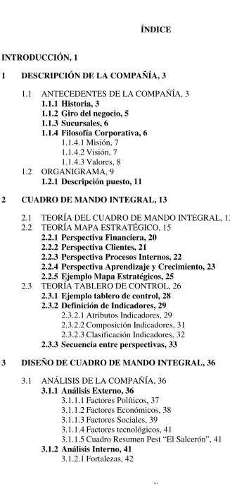 CUADRO DE MANDO INTEGRAL, 13 
