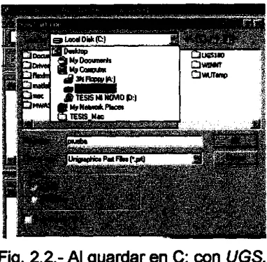 Fig. 2.3.­ Pantallas de importacion de archives.