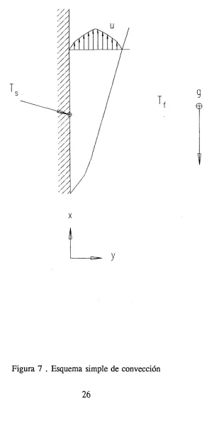 Figura 7 . Esquema simple de convección 