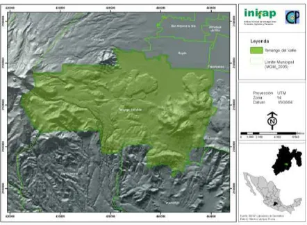 Figura 6. Localización geográfica de la zona de estudio. 