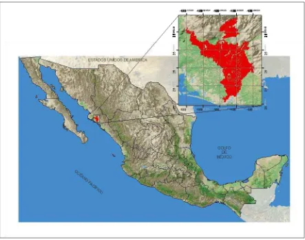 Figura 4.1. Ubicación del Distrito de Riego 063 Guasave, Sinaloa. 
