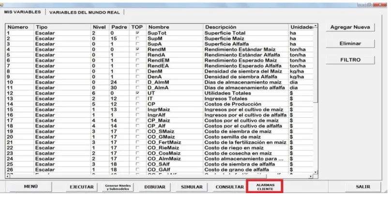 Figura 52. Interfaz principal de FLAG – Cliente  