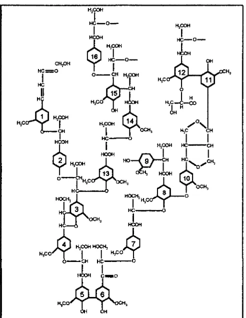 Fig. 2.2 Principales especies precursoras de la lignina