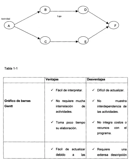 Tabla 1­1Ventajas
