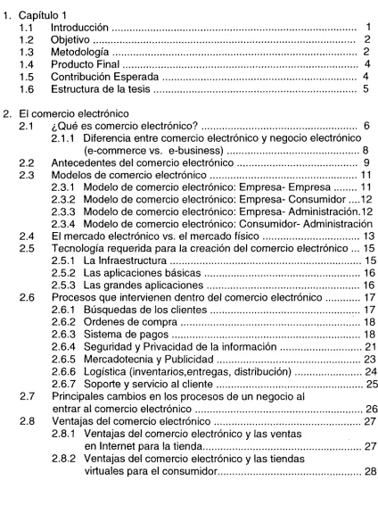 Tabla de contenido