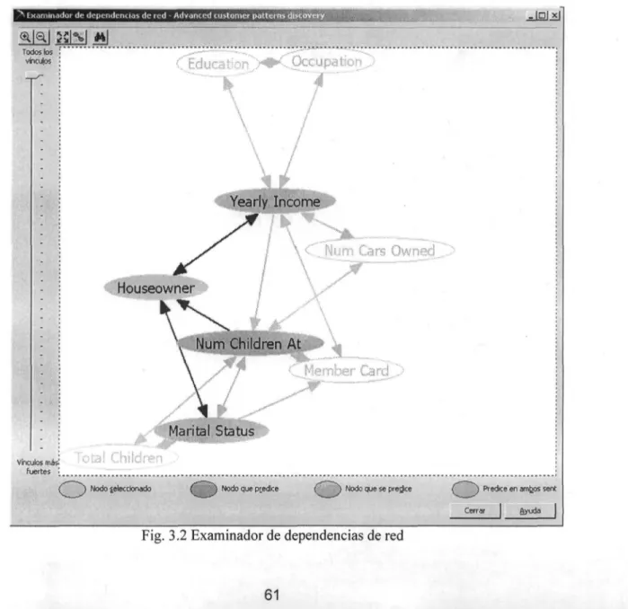 Fig. 3.2 Examinador de dependencias de red