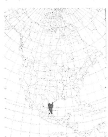 Figura 4.  Distribución geográfica de P, flexicaule  (The Master Gardeners, 1999).