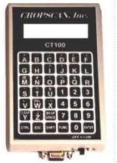 Figura A-17.  Bandas instaladas en el radiómetro multiespectral Cropscan 