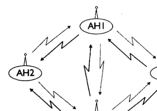 Figure 2.1: Ad hoc Wireless Network