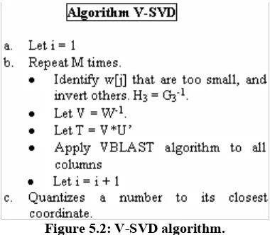 Figure 5.2: V-SVD algorithm. 
