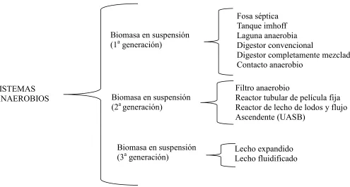 Figura 6  Procesos biológicos anaerobios 