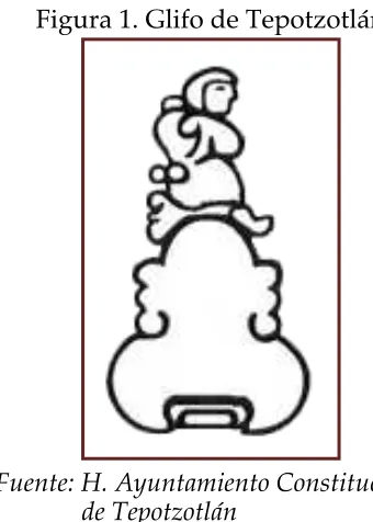 Figura 1. Glifo de Tepotzotlán. 