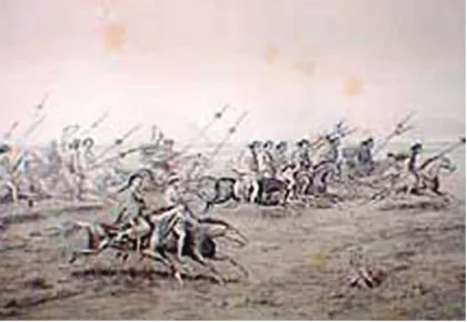 Figura 3. Invasión de indios (1864-65), J. P. León Pallière