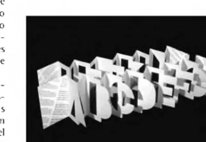 Fig u ra  1. H elen  M a lo n e:Rom án Alphabet, 199 3