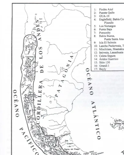 Figura l . Extensión del Área Litoral Sudamericana Sudoccidental 