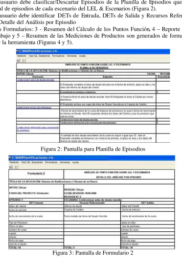 Figura 3: Pantalla de Formulario 2 