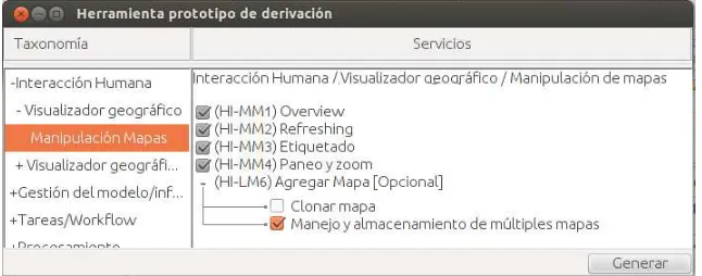 Fig. 6. Herramienta prototipo