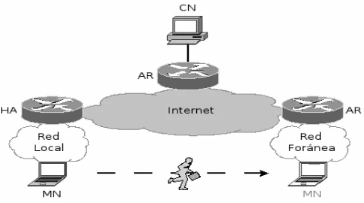Fig. 1. Mipv6 scenario.