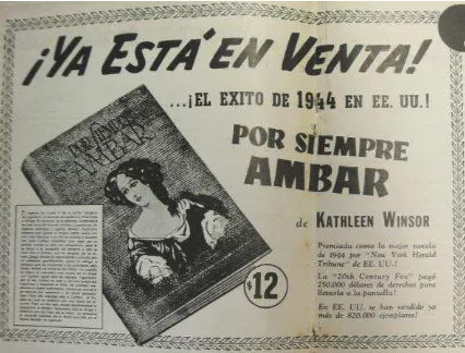 Fig.4. Publicidad de la Gaceta del Libro, 1945, 1, Nº 9, p.24-25. 