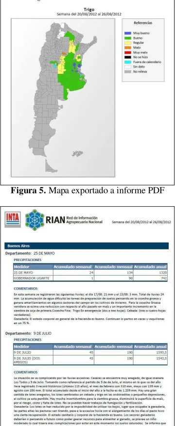 Figura 5. Mapa exportado a informe PDF 