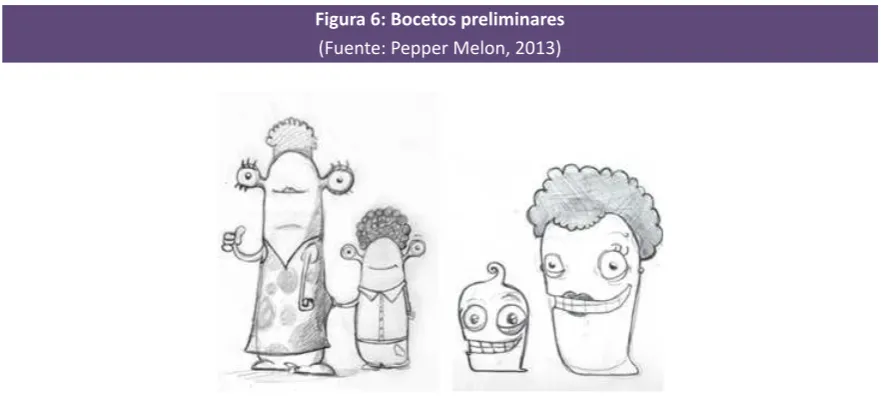 Figura 5: Personajes de Three – BBC