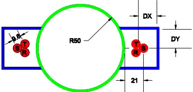 Fig. 2.  Campo magnético medido y simulado (Al, Fe, Aire). 