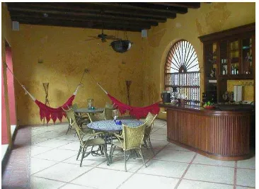 Fig. 6. Cartagena, Colombia. Vivienda colonial restaurada y usada como casa de fin de 