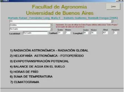 Figura 1: Pantalla de inicio del programa. 