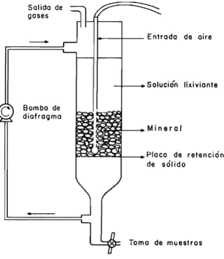 TABLA II. Biolixiviación en columnas 