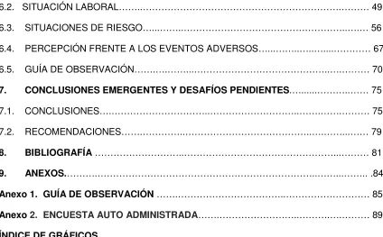 Tabla 1. Matriz para adoptar decisiones sobre el personal ………………………..…………. 28 