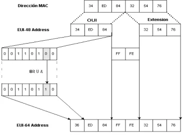 Figura 1.7 - Ámbito direcciones unicast 