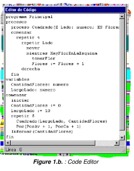 Figure 1.b. : Code Editor 