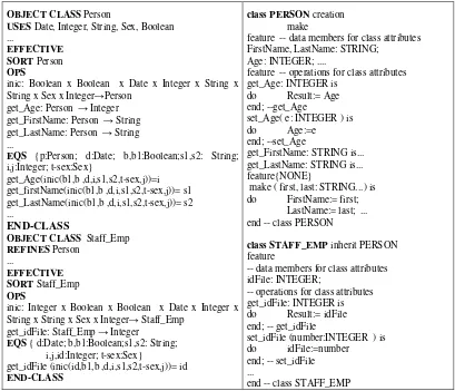 Figura 4. Transformación de OBJECT CLASS