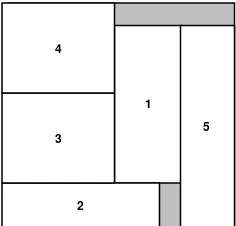 Figure 1. Obtained layout applying the heuristic . 