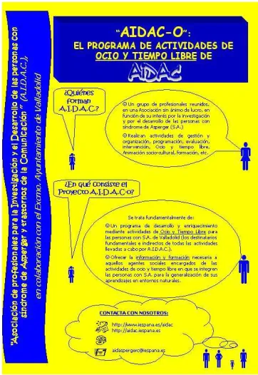 Fig. 4. Cartel anunciador del Programa AIDAC-O.