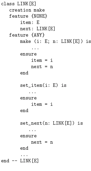 Figure 4: Class Link