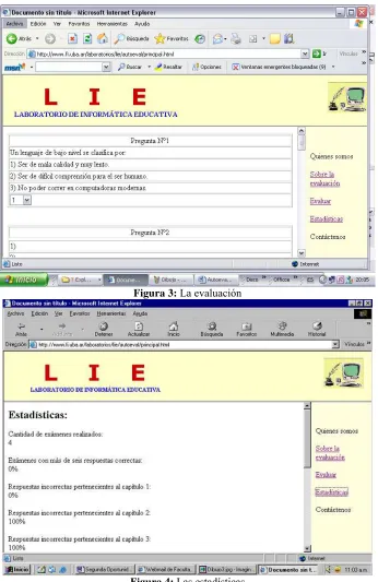 Figura 3: La evaluación 