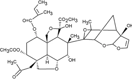 Figure 1 - Azaridachtin molecule.