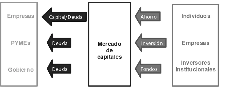 Figura 6: Esquema simplificado del sistema financiero argentino. 