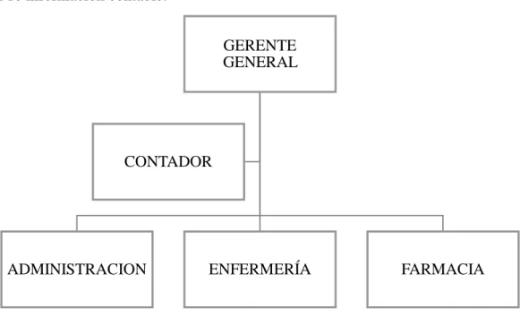 Figura  2 Organigrama consultorio Medico