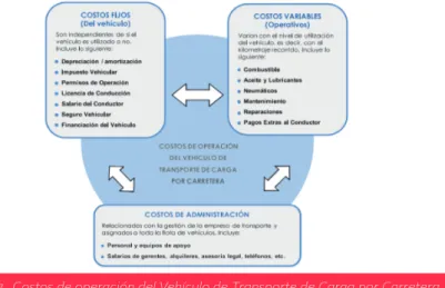 Figura 7.  Costos de operación del Vehículo de Transporte de Carga por Carretera