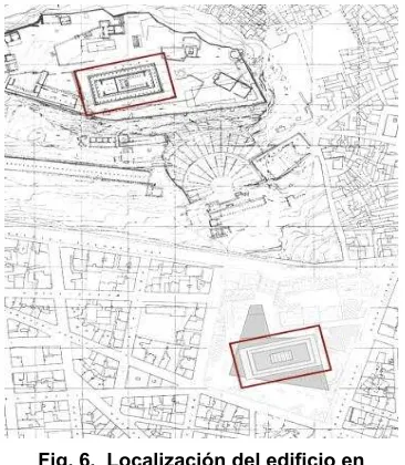 Fig. 6.  Localización del edificio en 