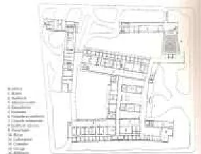 Fig. 3: Planta baja del conjunto del Centro de Salud de Catamarca.   