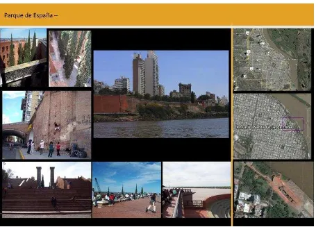 Fig. 06: Fotos Aéreas y panorámicas del Parque de España ,Rosario  