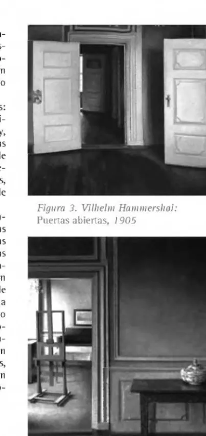 Figura 4. Vilhelm Hammershoi: Mi estudio, 1900