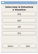 Figura 4. Interfaz GUI con la composición de la GDT 